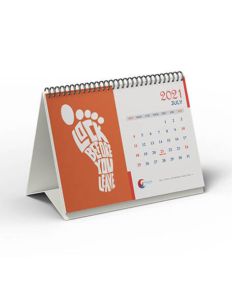 Commercial custom Table Top-Calendar by AMBA offset printers