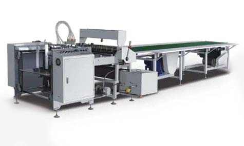 DG -850 Automatic paper Gluing & pasting machine use by offset printing and packaging company