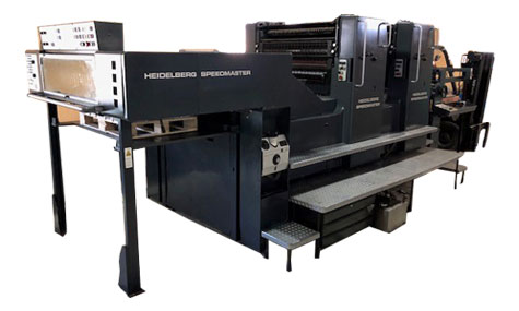 Heidelberg Cylinder with foil stamping  use by AMBA offset printing press