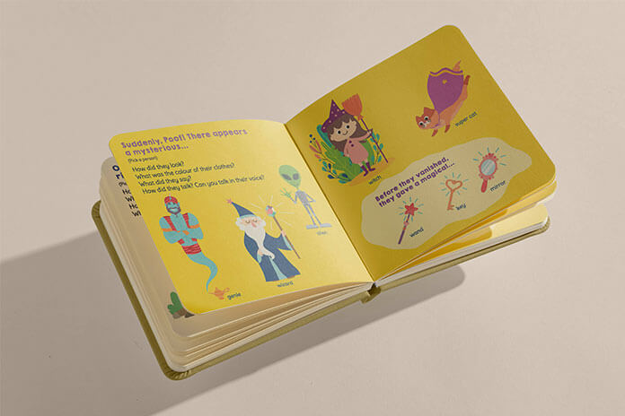 A hardboard story book Printing & binding by AMBA Offset printer